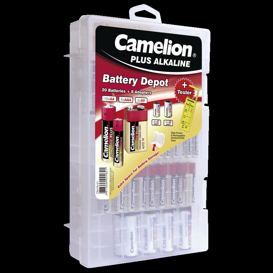 Familienbox CAMELION 29 tlg. inkl. Batterien, Aufbewahrungsbox u.v.m
