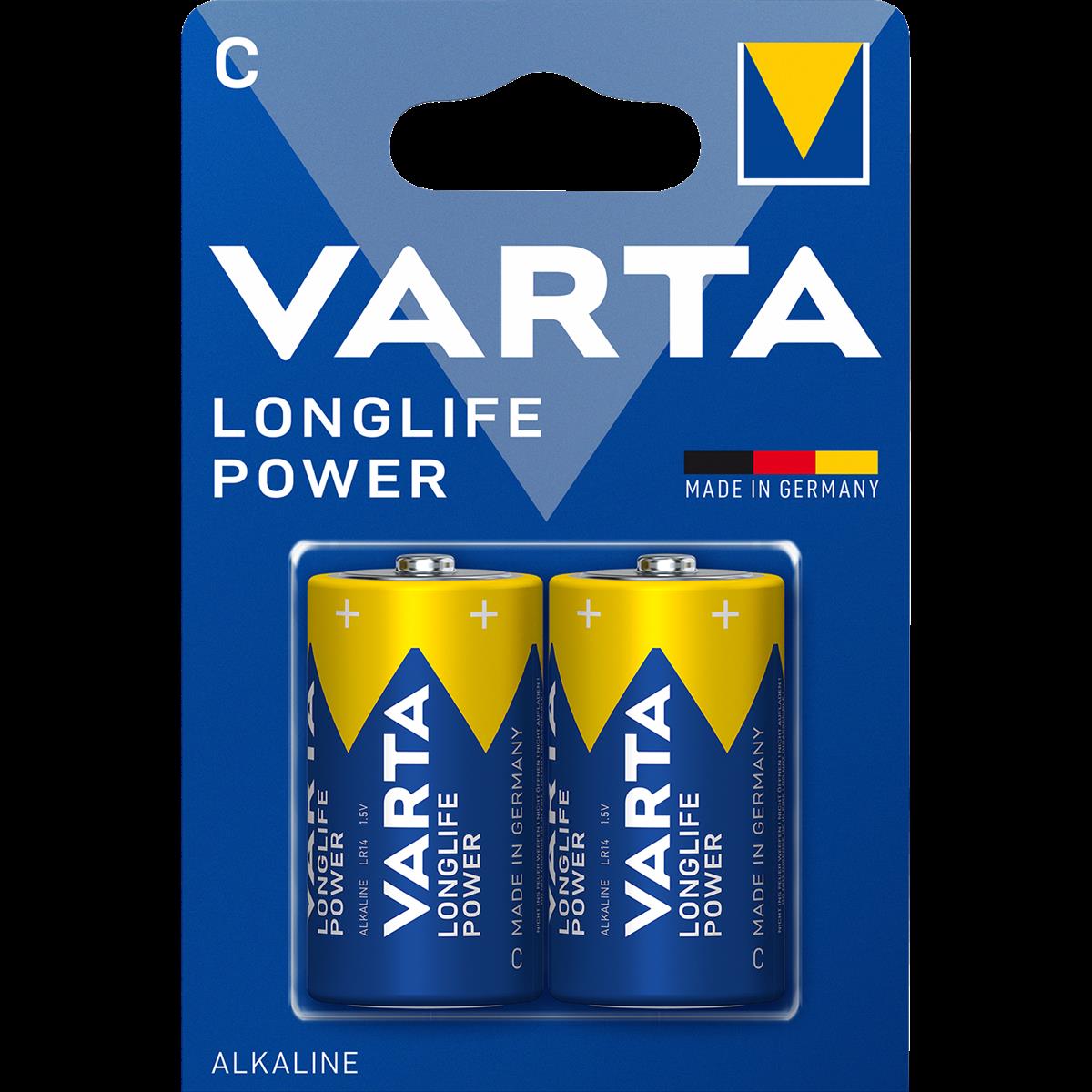 Baby-Batterie VARTA ''HIGH ENERGY'' 1,5 V, Typ C, 2er-Blister