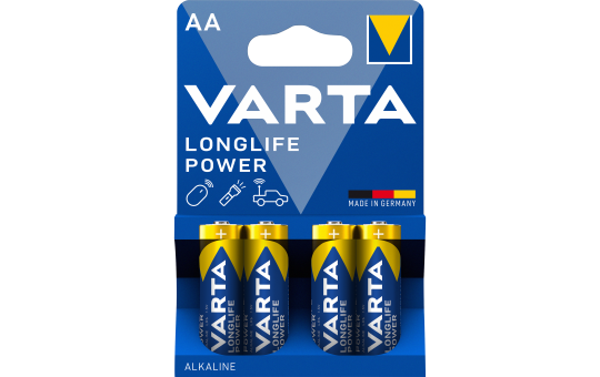 Mignon-Batterie VARTA ''HIGH ENERGY'' 1,5 V, Typ AA, 4er-Blister