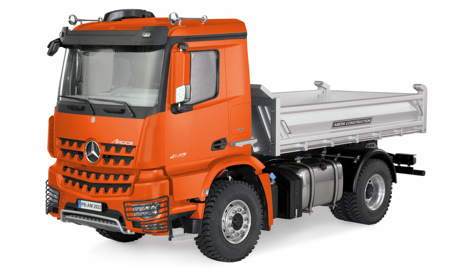 Mercedes-Benz Arocs Hydraulik Muldenkipper Pro 4x4 1:14 RTR orange