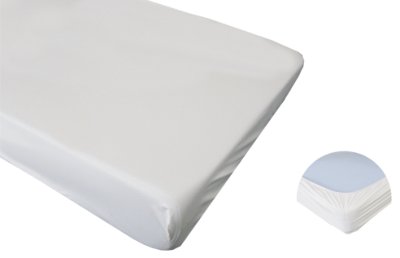 Matratzenschutz-Spannbezug FOLIE weiß>>>>90 x 190 cm