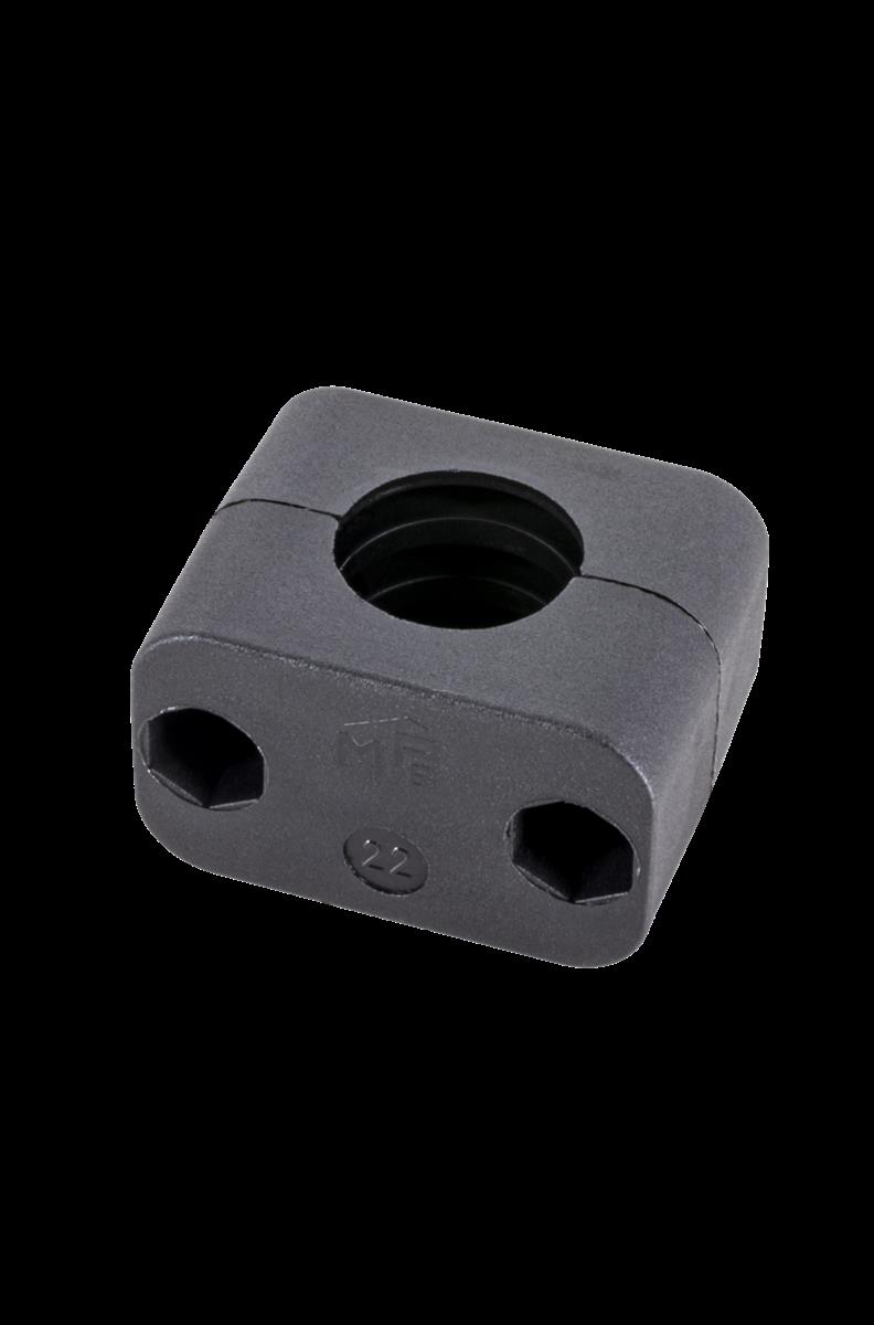 ROHRSCHELLE.KS20schwarzKunststoff PU