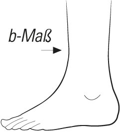 Bort Knöchelbandage AchilloStabil Eco>>>>Farbe: silber Gr. XXL