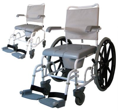 Dusch-Toilettenrollstuhl,DuoMotion 24"Räder,