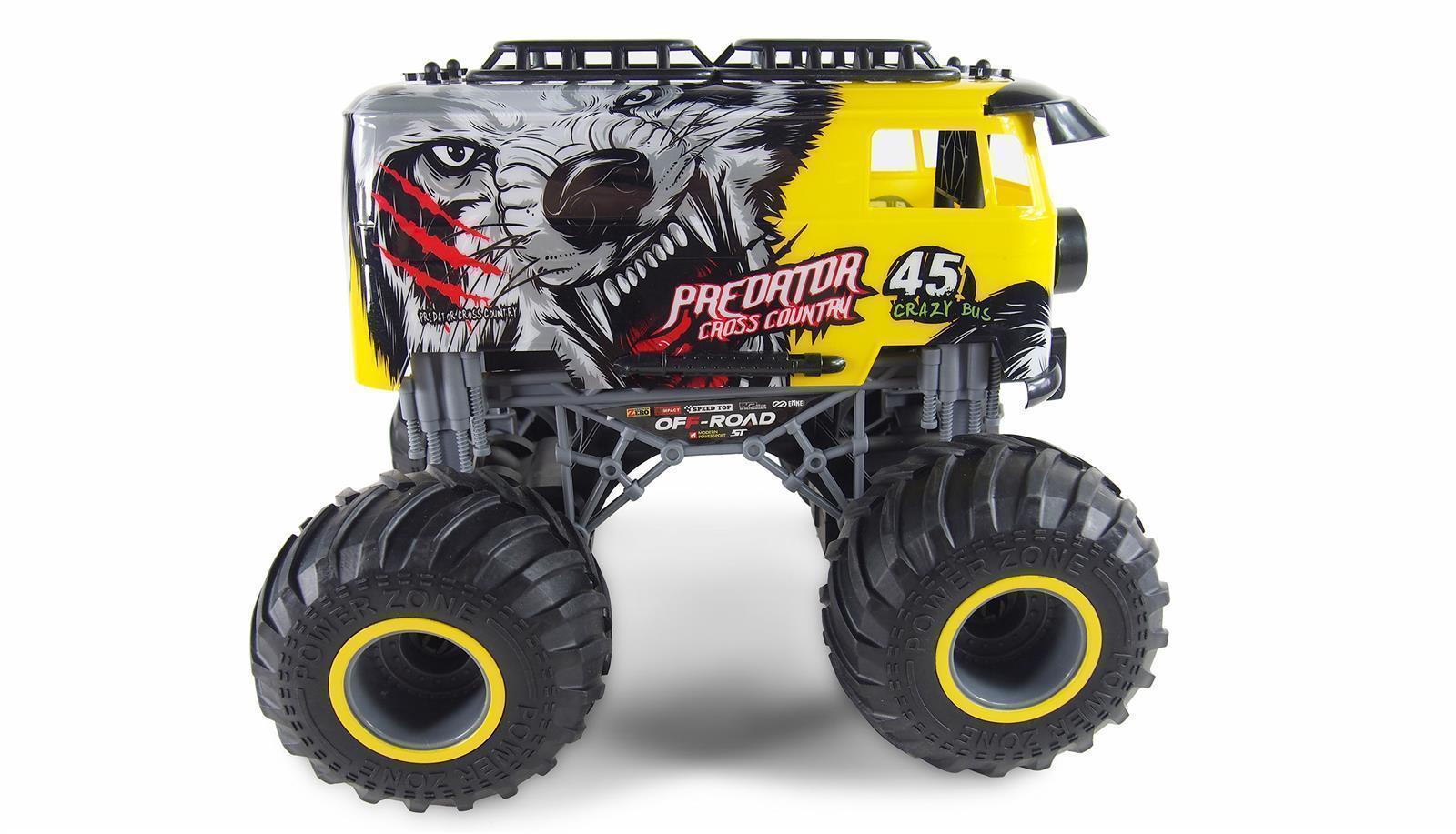 Crazy Bus Monster Truck 1:16 RTR gelb