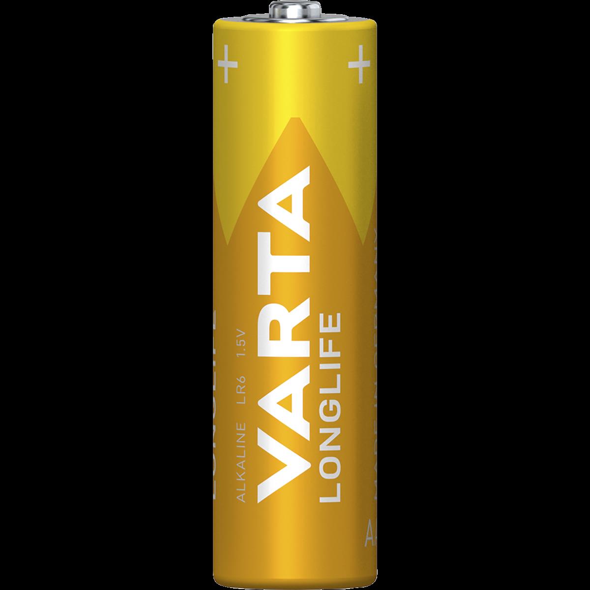 Mignon-Batterie VARTA ''LONGLIFE'' Alkaline, 1,5V, Typ AA, 8er-Pack