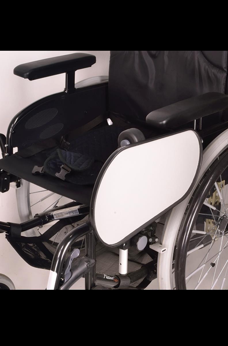 KLAPPTISCH.TR an nahezu jedem Rollator und Rollstuhl anzubringenschwarzKunststoff/ Alu