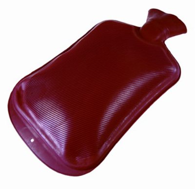 Wärmflasche Doppellamelle 2 Liter, rot>>>>