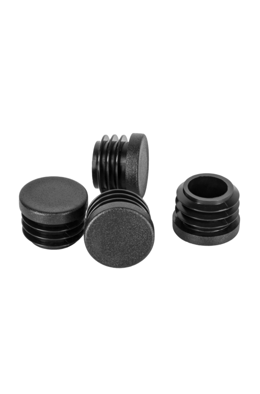 GRIFFSTOPFEN für Rollstuhl- und Rollator-GriffschwarzKunststoff 1Stck.