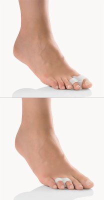 Bort PediSoft Zehenspreizer mit Doppel-Ring (VPE: 2 Stück)>>>>Gr. L