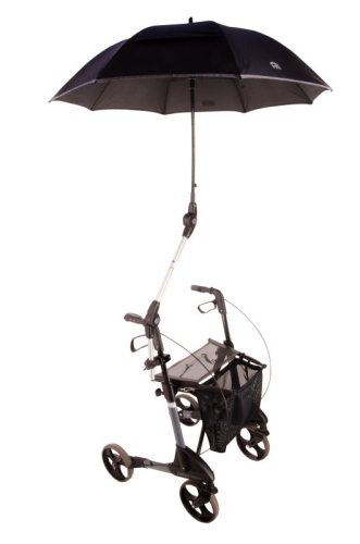 ROLLATORSCHIRM.99.SR Universell schwarz, silberAluminium, Fiberglas, Kunststoff