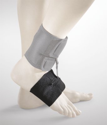 FOOT-UP BARFUSS klettbare Zusatzbandage für Fußheberorthese, schwarz>>>>Gr. 1