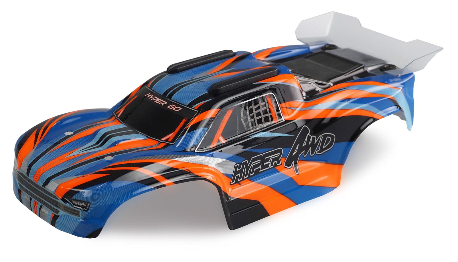 Karosserie Truggy Hyper Go blau/orange