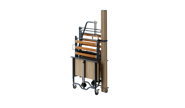 Pflegebett domiflex 3 100x200cm>>>>Farbe: Buche gedämpft