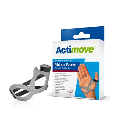 Daumenorthese Actimove Rhizo Forte, grau>>>>Gr. M links