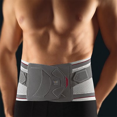 Bort Rückenbandage select Stabilo, ohne Pelotte, silber>>>>Gr. 2