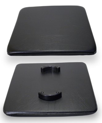 Abdeckplatte für Toilettenrollstuhl H720T ab 06HSL000001 schwarz>>>>