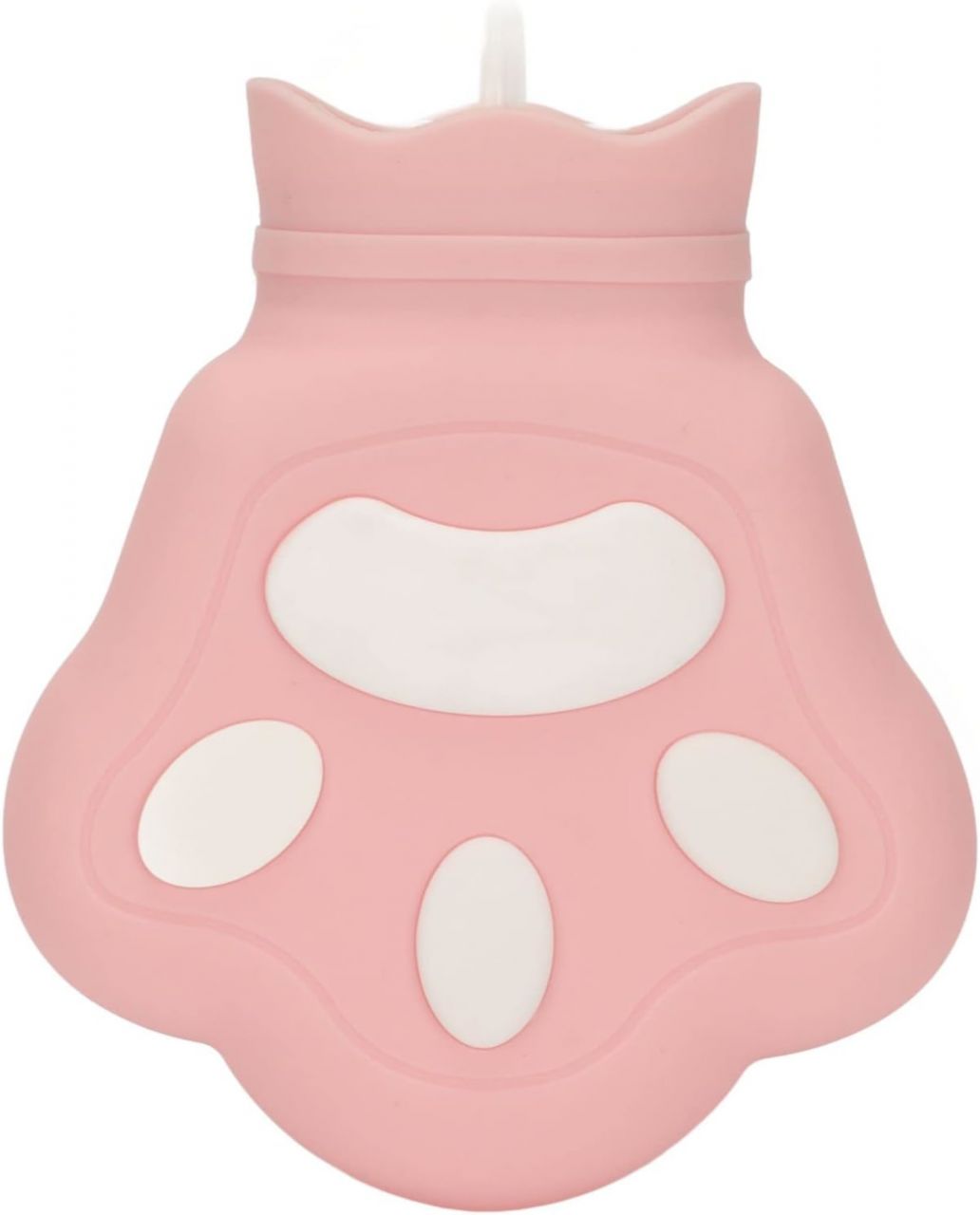 Top Mini Silikon Bärentatzen-Form Wärmflasche Pink 200 ml Bettflasche Handwärmer für Erwachsene und Kinder WBPI-01