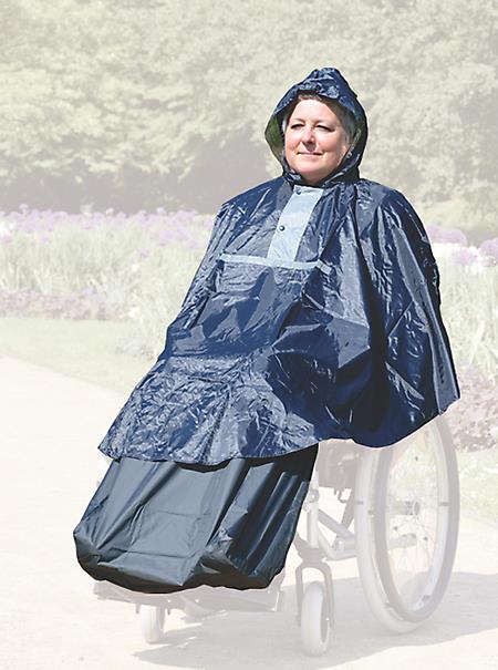 REGENPONCHO.BdunkelblauPolyester Gewebe