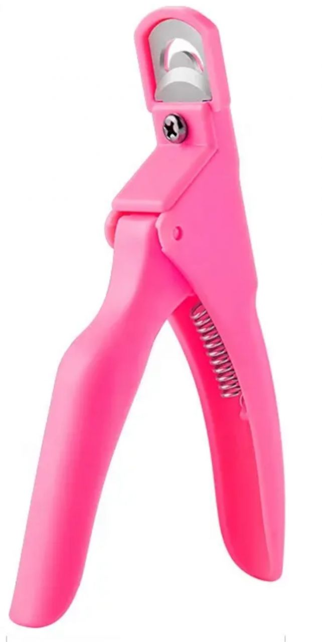 Top Nagelknipser Tip Cutter Schneider für Kunstnägel Gelnägel Falsche Nägel Maniküre Werkzeug Pink TCP-02