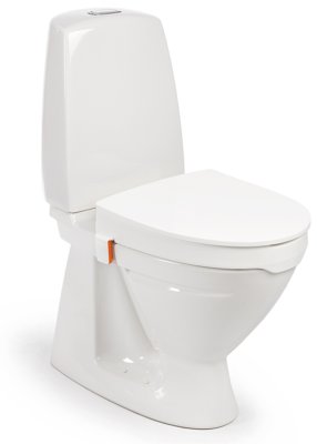 Toilettensitzerhöhung My-Loo mit Klammern>>>>Ausf.: mit Deckel 10 cm