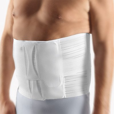 Bort Thorax-Abdominal-Stütze PostOban spezialweit, weiß>>>>Ausf.: Höhe 26 cm Gr. 3