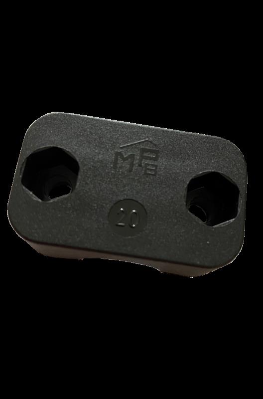 ROHRSCHELLE.KS25schwarzKunststoff PA