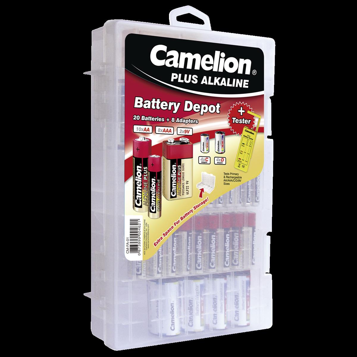 Familienbox CAMELION 29 tlg. inkl. Batterien, Aufbewahrungsbox u.v.m