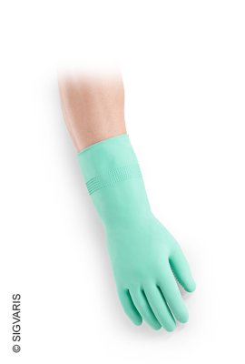 Sigvaris Gummihandschuhe mit Noppen (VPE: 12 Paar)>>>>Gr. S