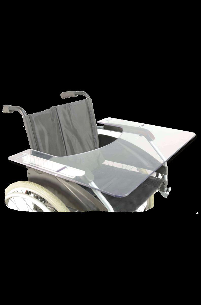 THERAPIETISCH.6  ca. 595 x 495 mm gerundeter Ausschnitt ca. 375 x 220 mmtransparentPET