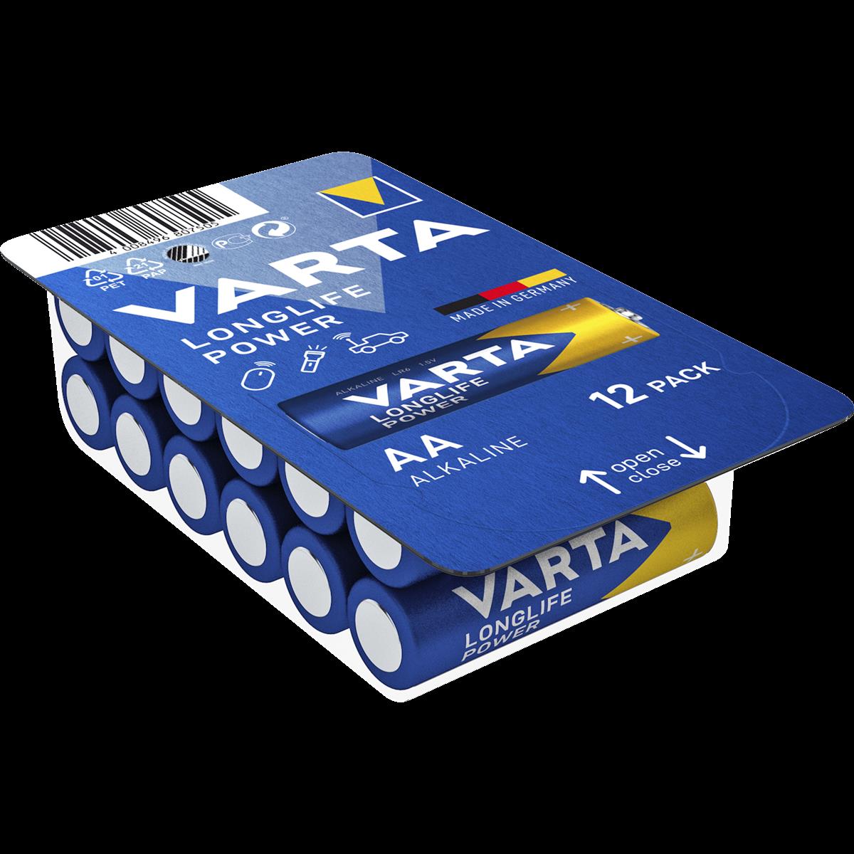 Mignon-Batterie VARTA ''HIGH ENERGY'' 1,5V, Typ AA/LR6, 12er-Pack