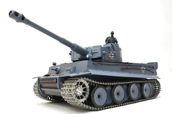 RC Panzer "German Tiger I" Heng Long 1:16 Mit Stahlgetriebe und Metallketten -2,4Ghz Fernsteuerung-