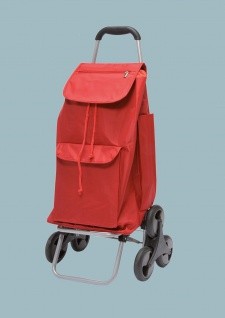 Treppensteiger Einkaufshilfe Caddie Shopping Cart Trolly Rot