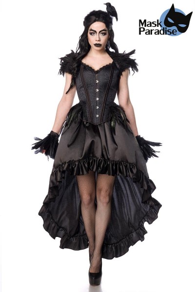 Gothic Crow Lady/Farbe:schwarz/Größe:L