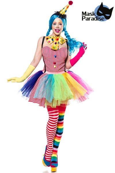 Clown Girl/Farbe:bunt/Größe:M