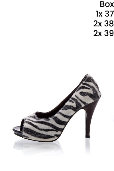 SONDERPOSTEN Schuh-Box/Farbe:zebra/Größe: