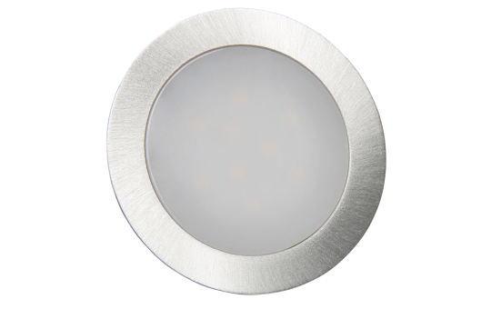 LED-Einbauleuchte McShine ''Fine'' RGB, Ø55mm, rund, Edelstahl