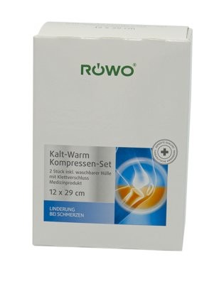 röwo Kalt-Warm Kissen m.Klett-,Bandage,12x29(VE2)(Sporto-med),