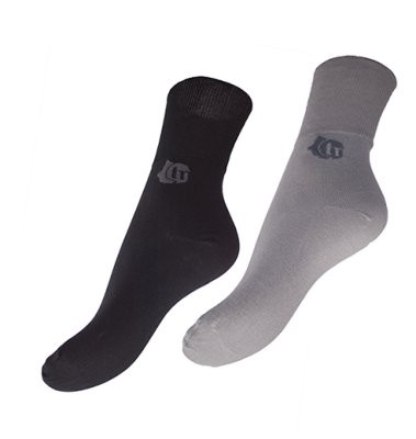 Ultraflex Cotton Socken extra,weit hellgrau Gr.43-46,