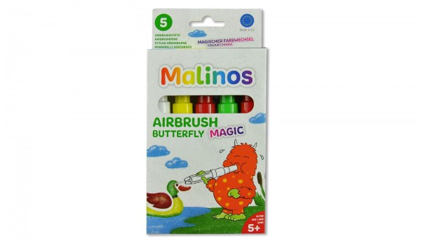 Airbrush Magic 5er Butterfly inkl. Schablone A6