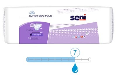 Windelhose Super Seni Plus,Extra Small(12x10Stk.),