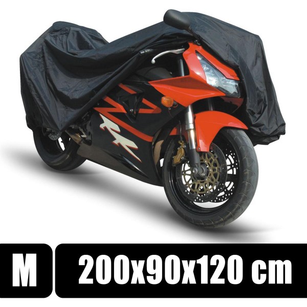 Motorrad-Abdeckplane M 200x90x120cm - PVC Motorradplane Motorrad Roller Abdeckung Outdoor Abdeckhaub