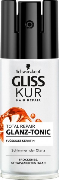 Schwarzkopf 5x Gliss Kur Brillant Tonic 100 ml total repair Haar Tonic für trockenes Haar