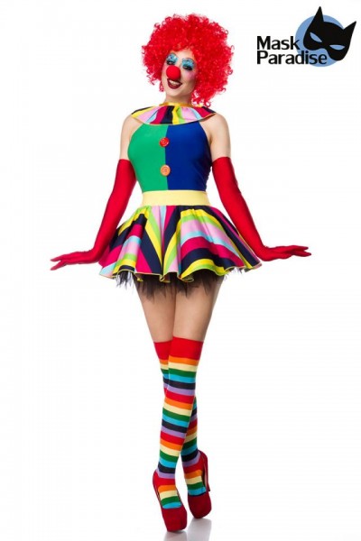 Clown Girl/Farbe:bunt/Größe:L