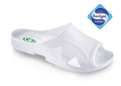 Herren Bio-Slipper II weiß,Gr.44(Fashy),