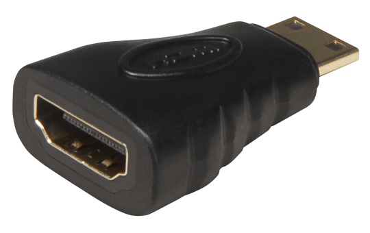 HDMI-Adapter, Mini-HDMI Stecker -> HDMI Buchse