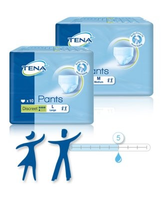 TENA Pants Discreet L,(4x10Stk),
