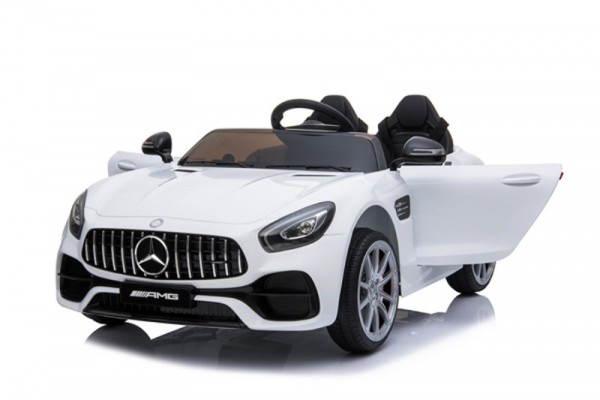 Kinderfahrzeug - Elektro Auto &quot;Mercedes AMG GT Doppelsitzer M&quot; - lizenziert - 12V, 2 Motoren- 2,4Ghz