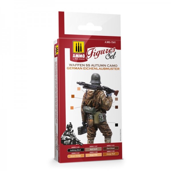 Waffen SS Autumn Camo. German Eichenlaubmuster Figures Set