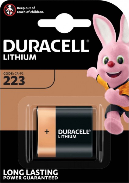 Duracell 6x Specialty High Power Lithium 223 Foto-Batterien 6 V Ultra Lithium CR-P2 1er Blister 223